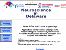 Tablet Screenshot of delawareneuroscience.org